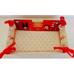 White Lovely Elsa Fabric...