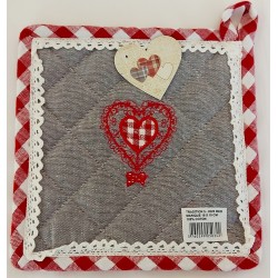 Heart Square Potholder