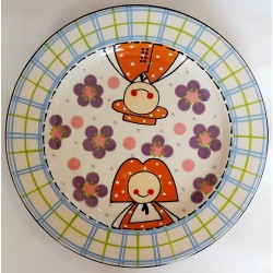 Large model round plate...