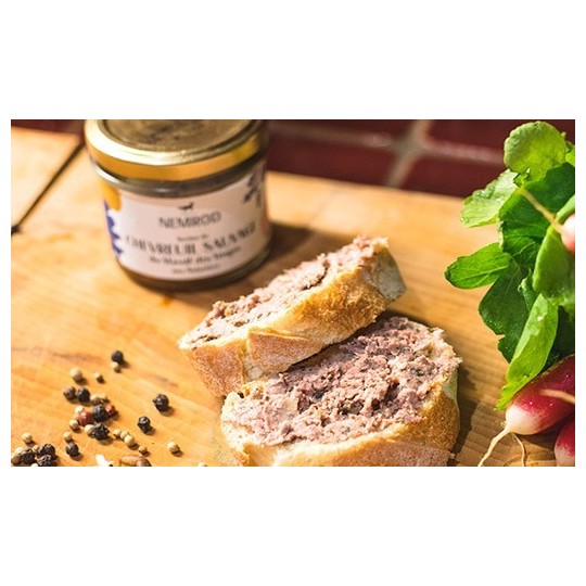 Terrine de Chevreuil aux Noisettes 100g Prise de bec